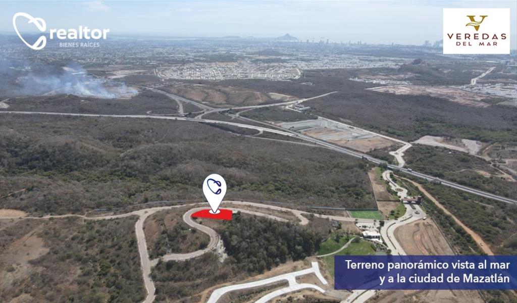 TERRENO EN VENTA EN FRACC. VEREDAS DEL MAR CON VISTA PANORAMICA