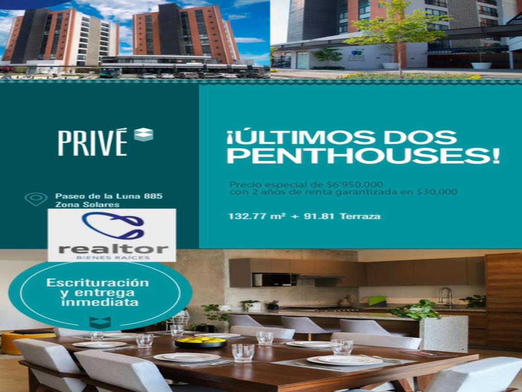 PENTHOUSE EN VENTA EN SOLARES