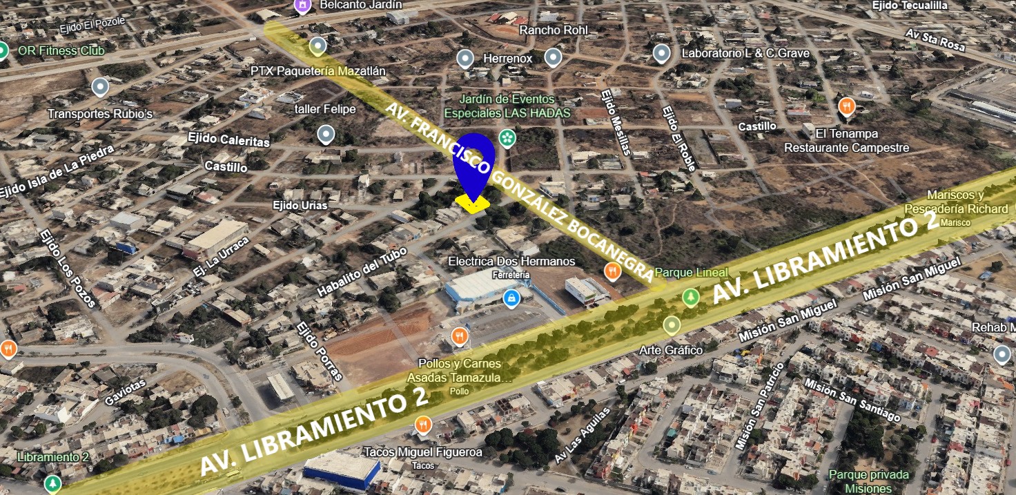 6535303, TERRENO EN VENTA EN MAZATLÁN COL. VALLE DEL EJIDO